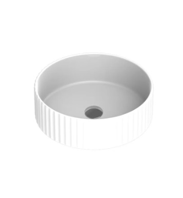 Fluted Countertop Basin