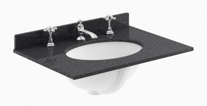 600MM Marble Single Bowl 3 Tap Hole 