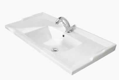 1000 Traditional Ceramic Basin 1 Tap Hole BAYC205