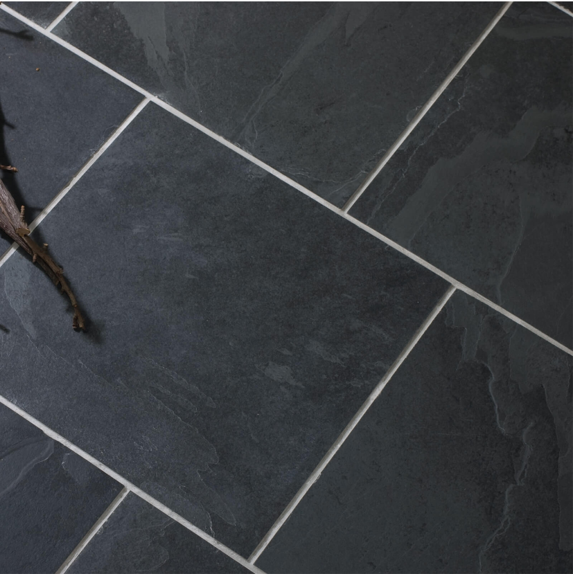 Brazilian Black Calibrated Riven 300x300mm- Price per m2