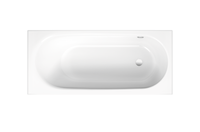 Bette Comodo rectangular bath, built-in,, rear overflow on the side 1700 × 750mm-white