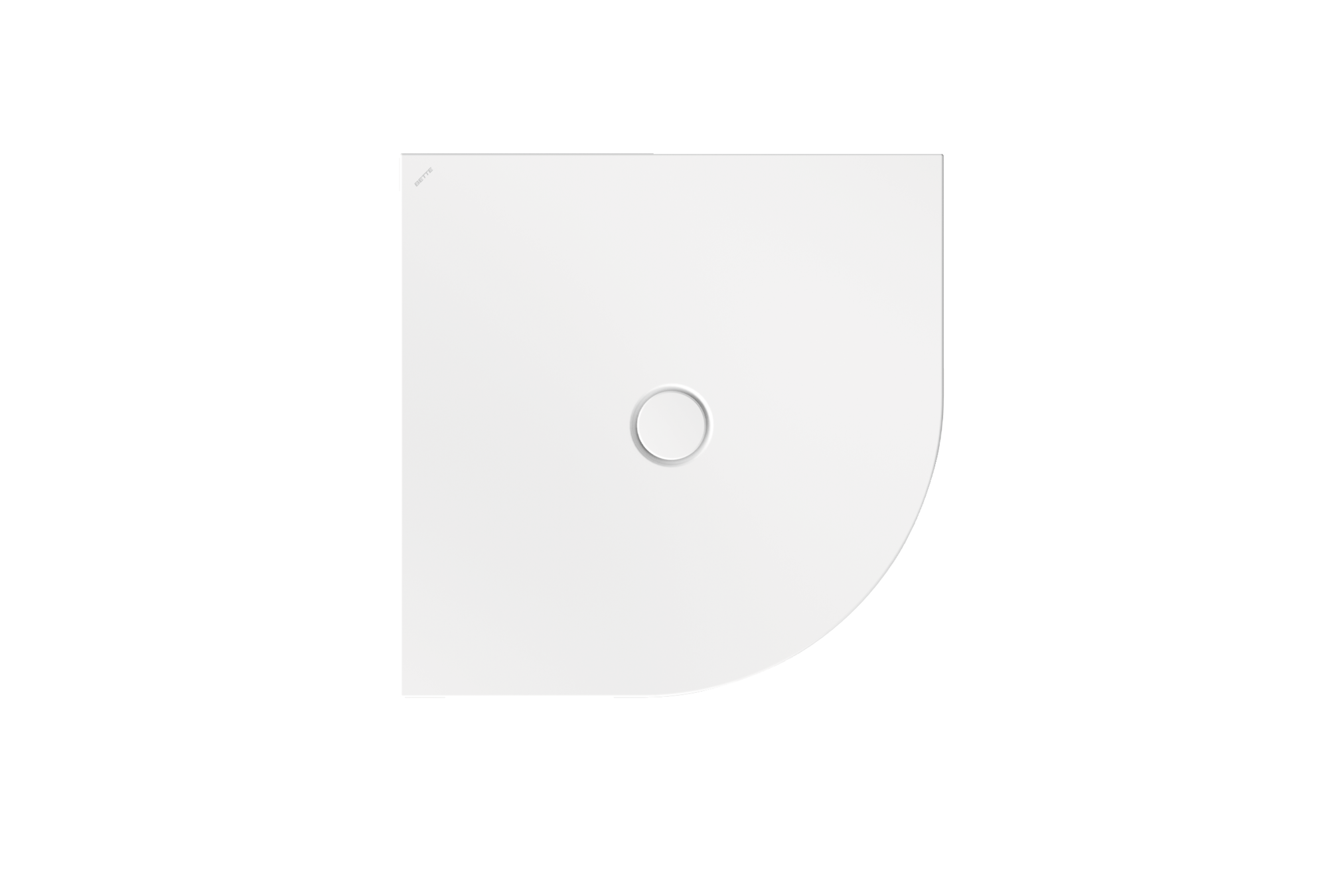 BetteFloor Corner 900 × 900 mm, White
