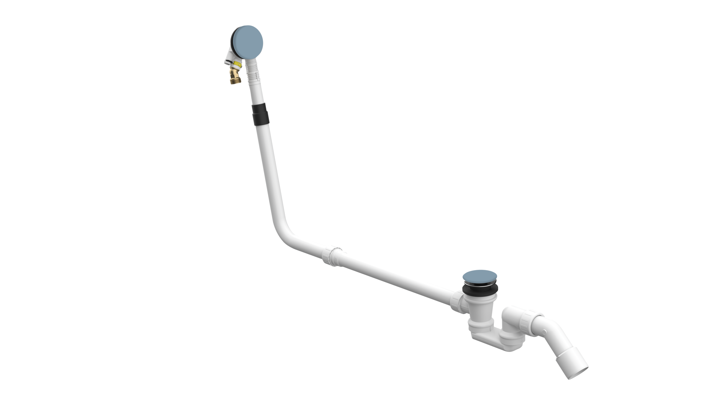 BetteMono push control waste- and overflow fitting BetteMono Flow