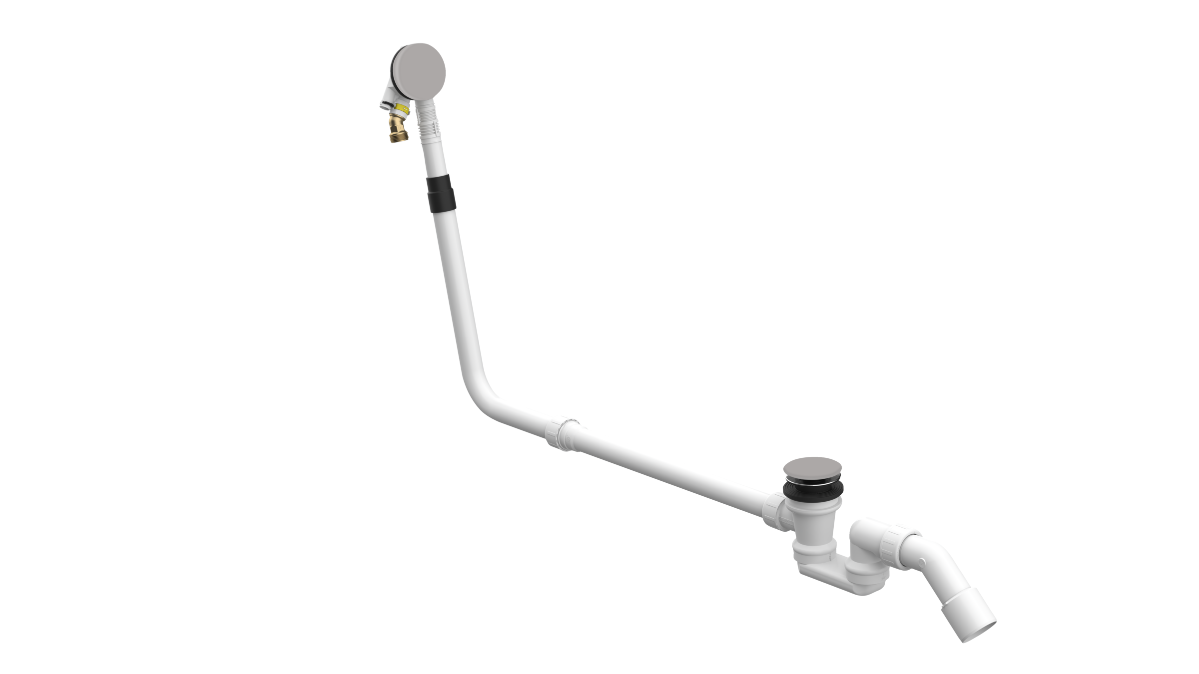 BetteMono push control waste- and overflow fitting BetteMono Flow