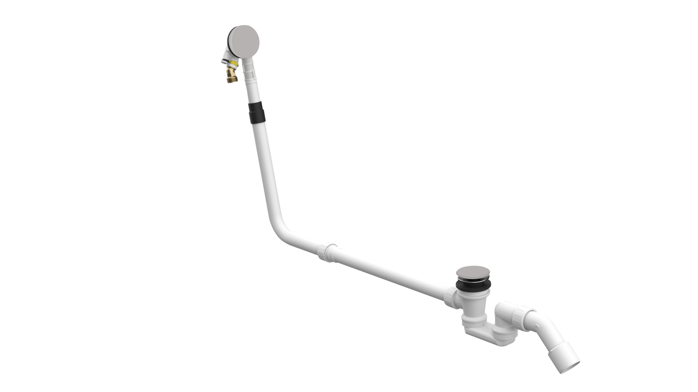 BetteMono push control waste- and overflow fitting BetteMono Flow