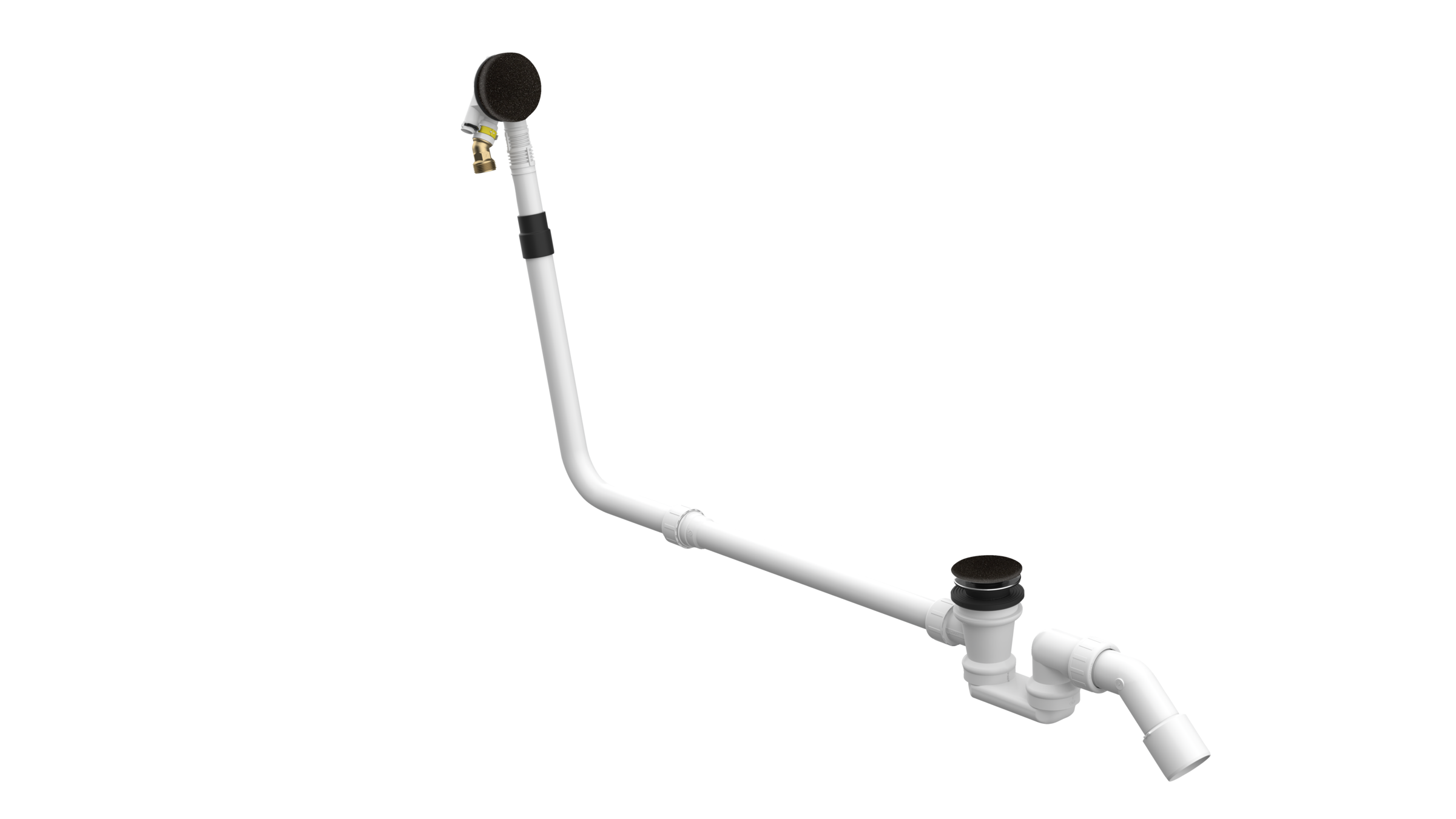 BetteMono push control waste- and overflow fitting BetteMono Flow