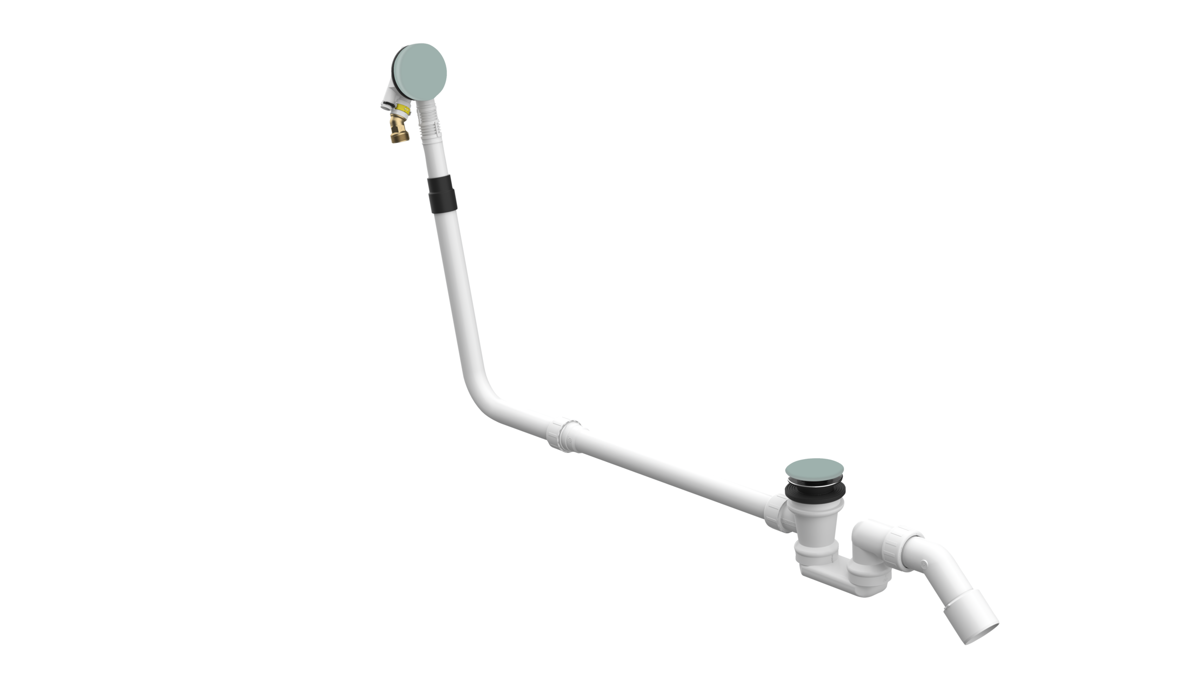 BetteMono push control waste- and overflow fitting BetteMono Flow