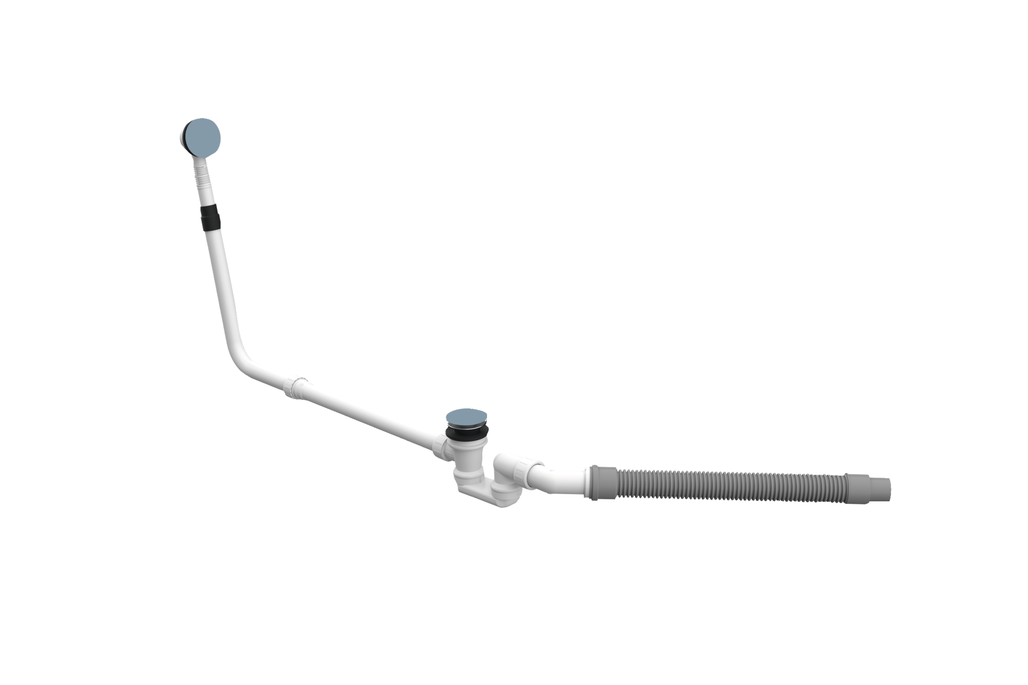 BetteMono push control waste- and overflow fitting BetteMono Silhouette