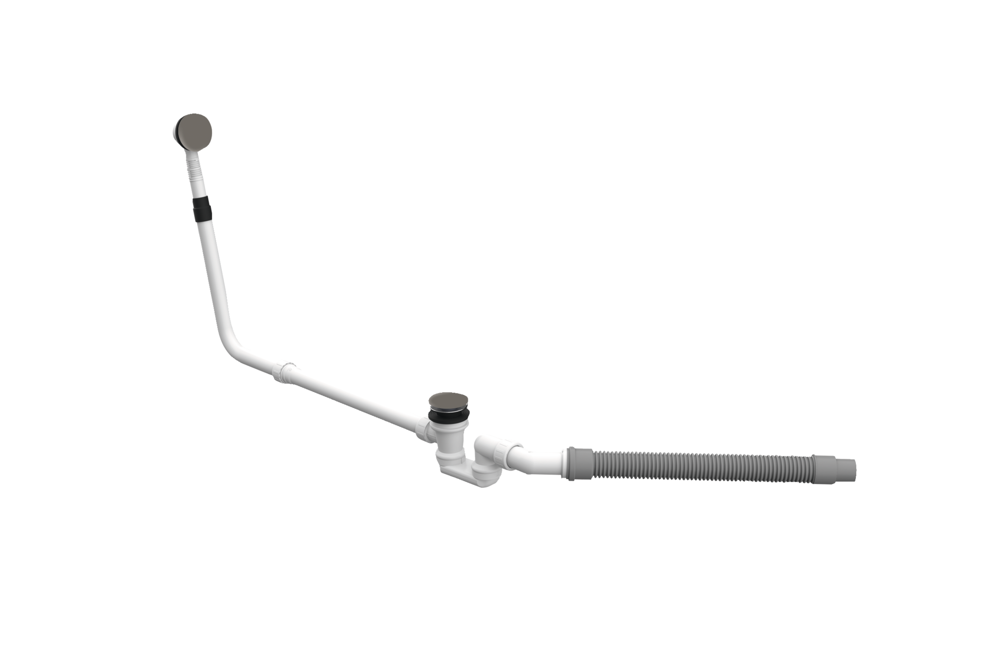 BetteMono push control waste- and overflow fitting BetteMono Silhouette