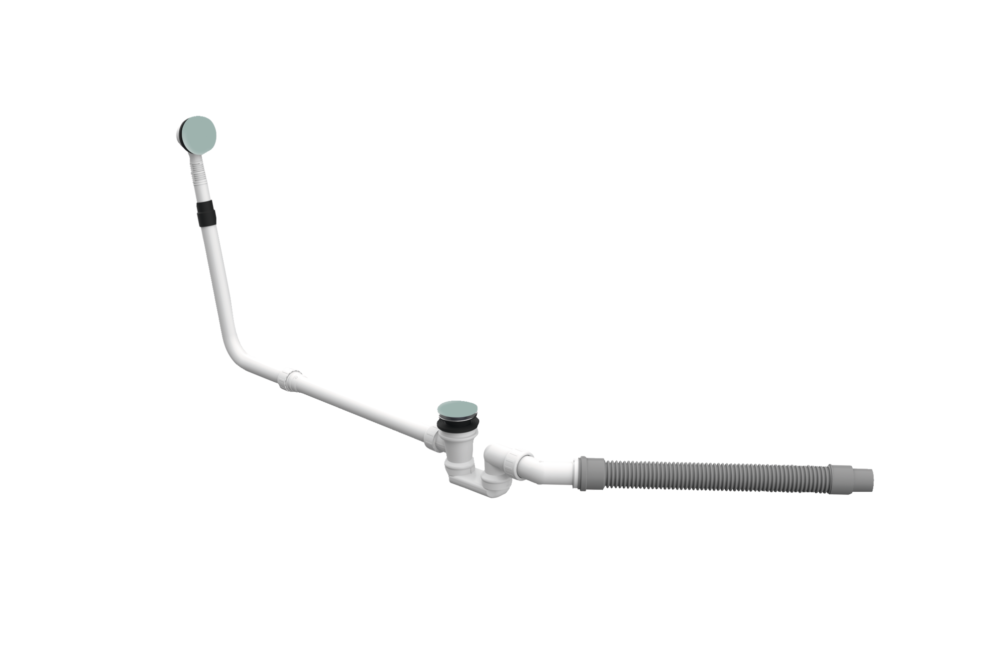 BetteMono push control waste- and overflow fitting BetteMono Silhouette