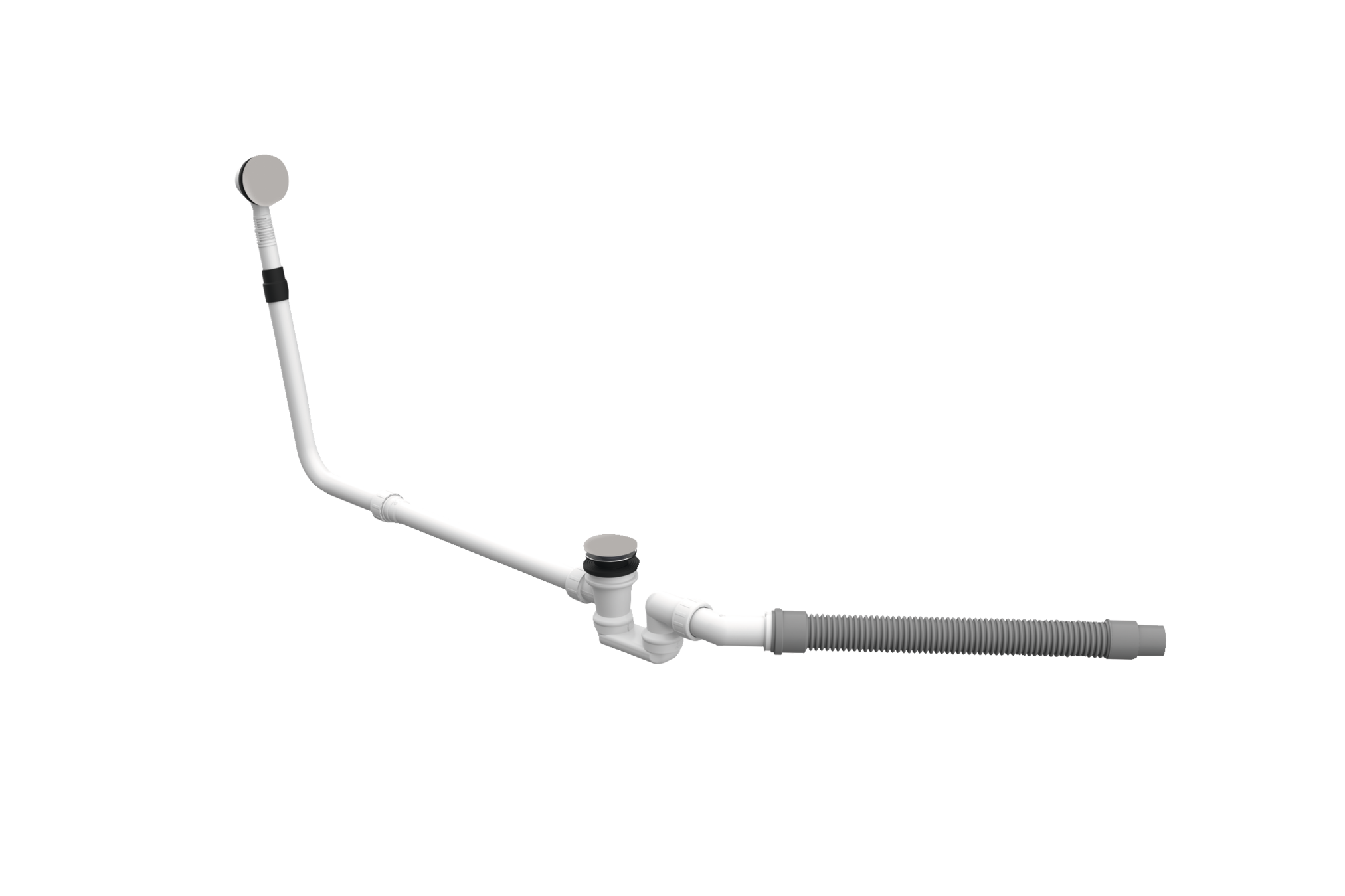 BetteMono push control waste- and overflow fitting BetteMono Silhouette