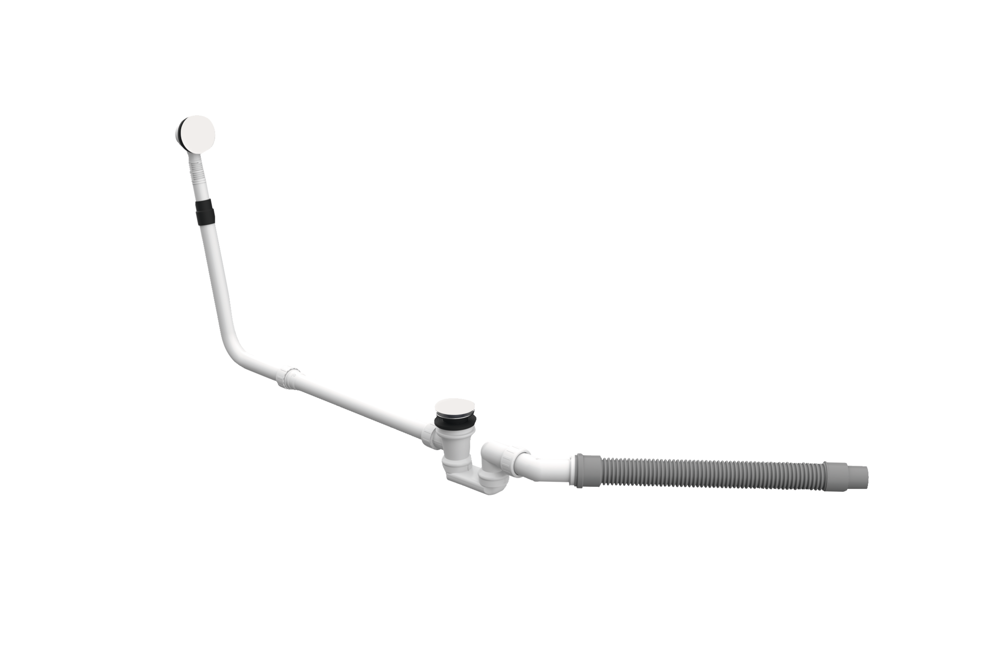 BetteMono push control waste- and overflow fitting BetteMono Silhouette