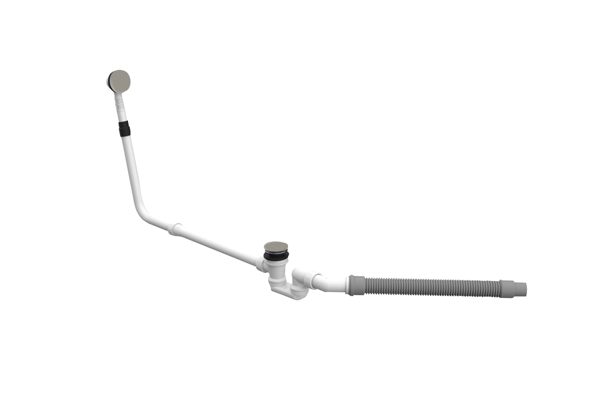 BetteMono push control waste- and overflow fitting BetteMono Silhouette