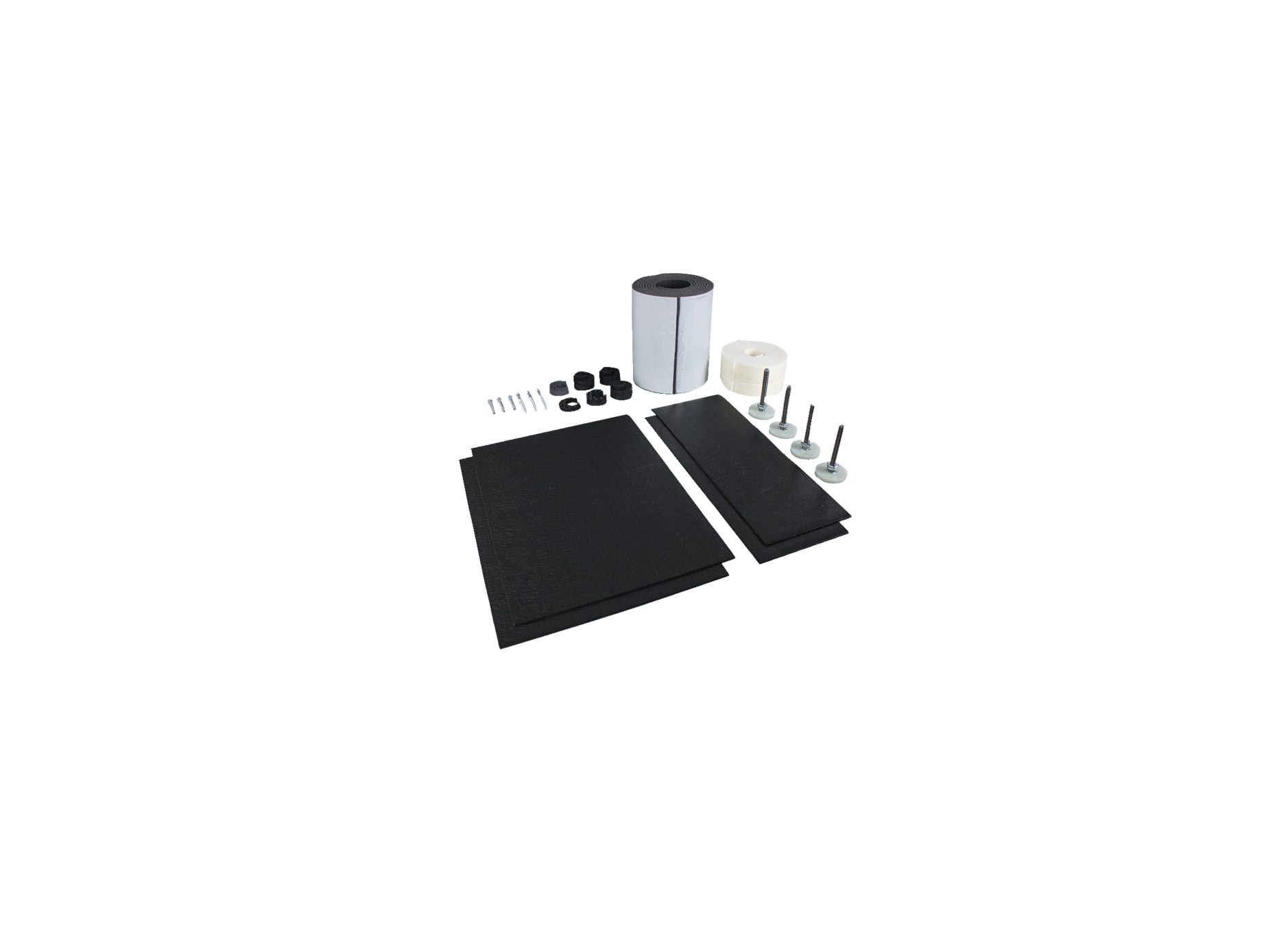 Sound insulation set for shower trays