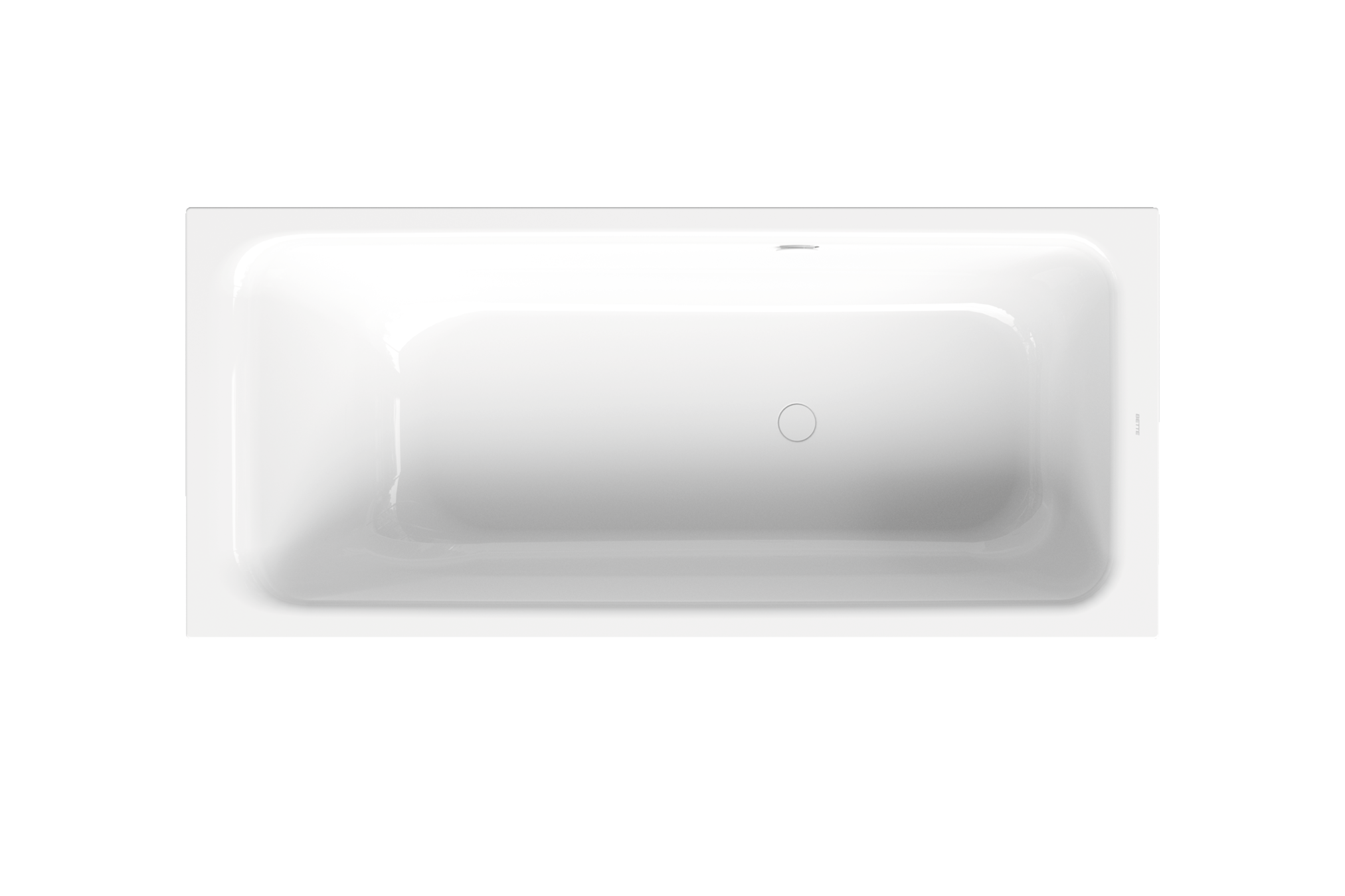 BetteSelect with side overflow1600 × 700 mm foot end right/overflow rear