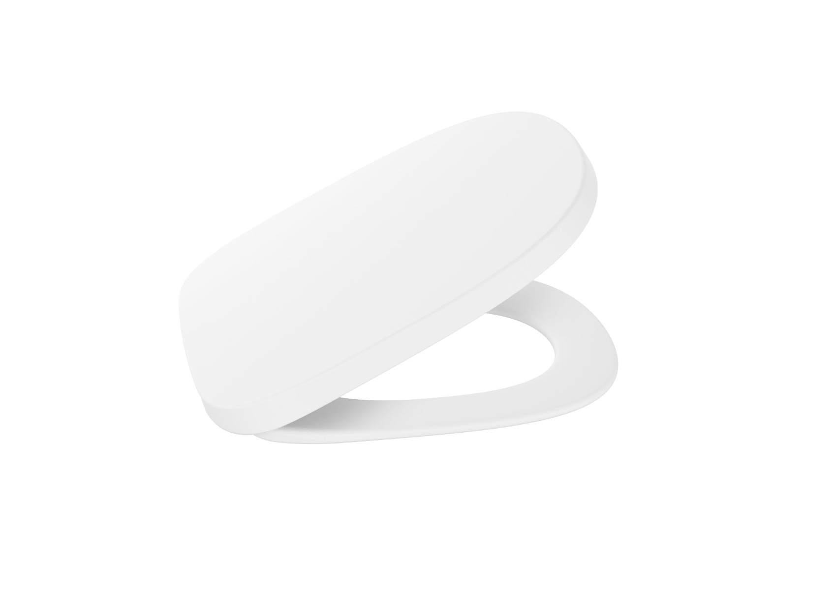  ROUND - Standard SUPRALIT toilet seat and cover MATT WHITE
