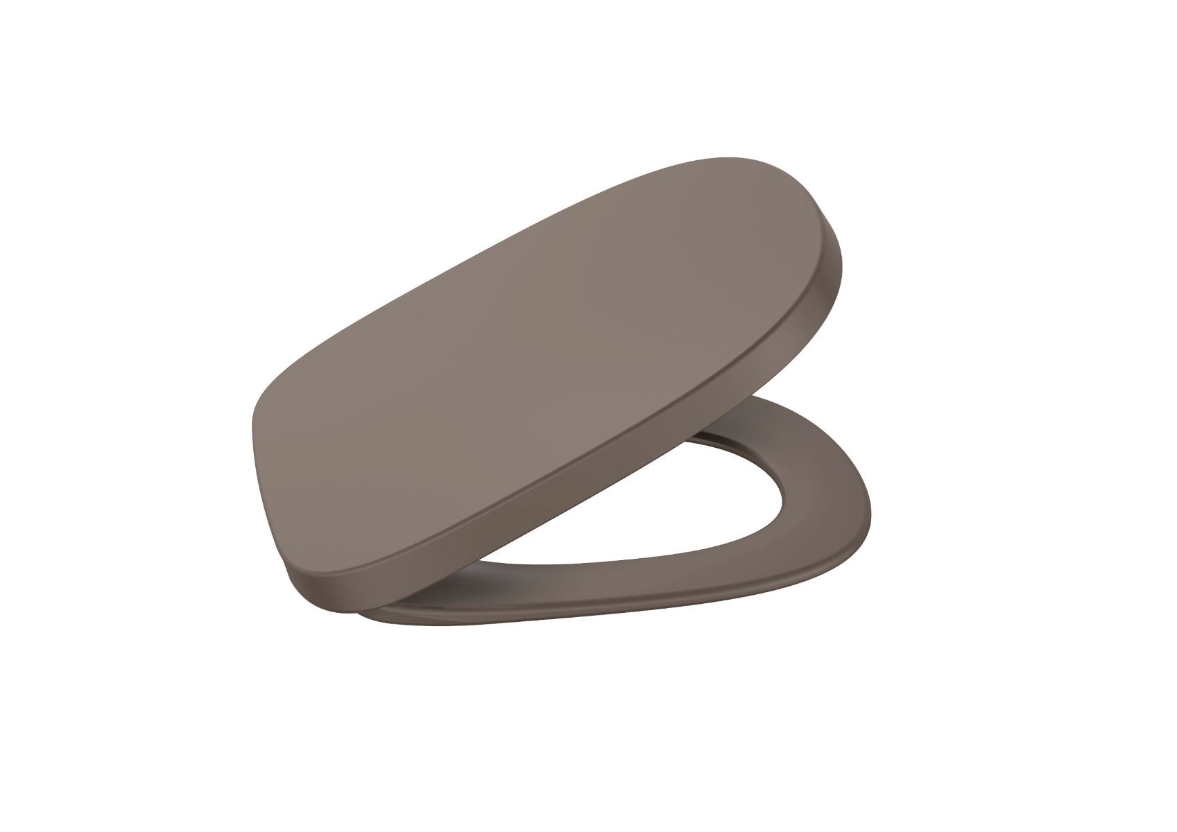 ROUND - Standard SUPRALIT toilet seat and cover COFFEE