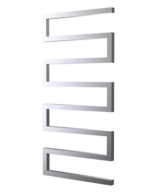 Radox Serpentine 1010mm x 500mm Heated Towel Rail in Chrome Output (BTU) 836