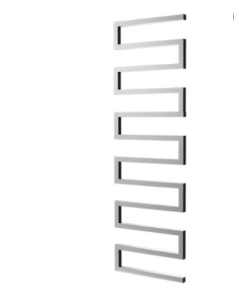 Radox Serpentine 1570 mm x 500mm Heated Towel Rail in Chrome Output (BTU) 1603