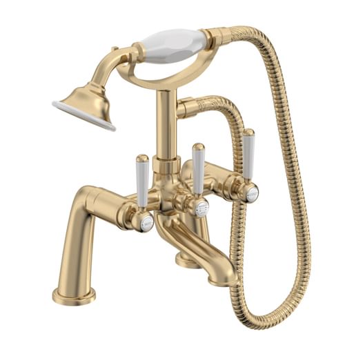 Lansdown Bath Shower Mixer - Brushed Brass