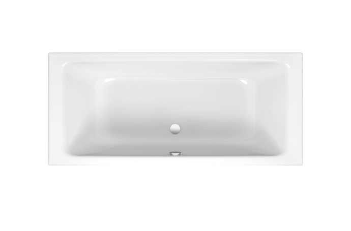 Bette Select Duo rectangular bath, built-in white, with BetteGlaze Plus- 1800x800mm