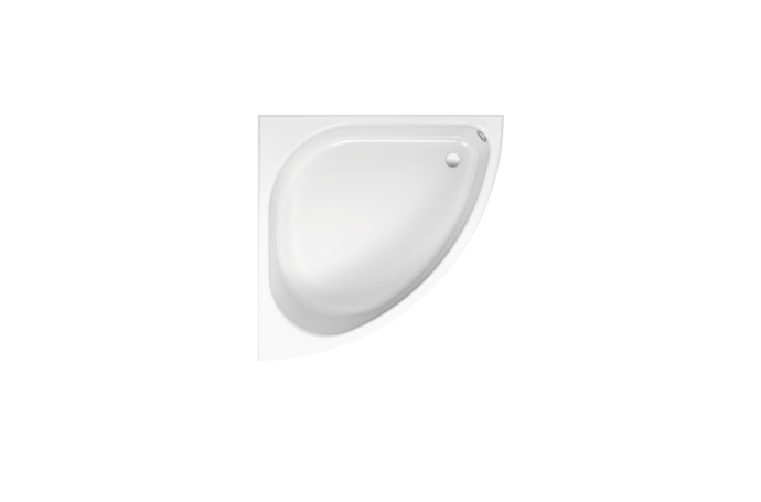 Bette Arco corner bath, built-in white- 140 cm