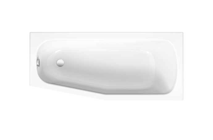 Bette Bambino compact bath, built-in white