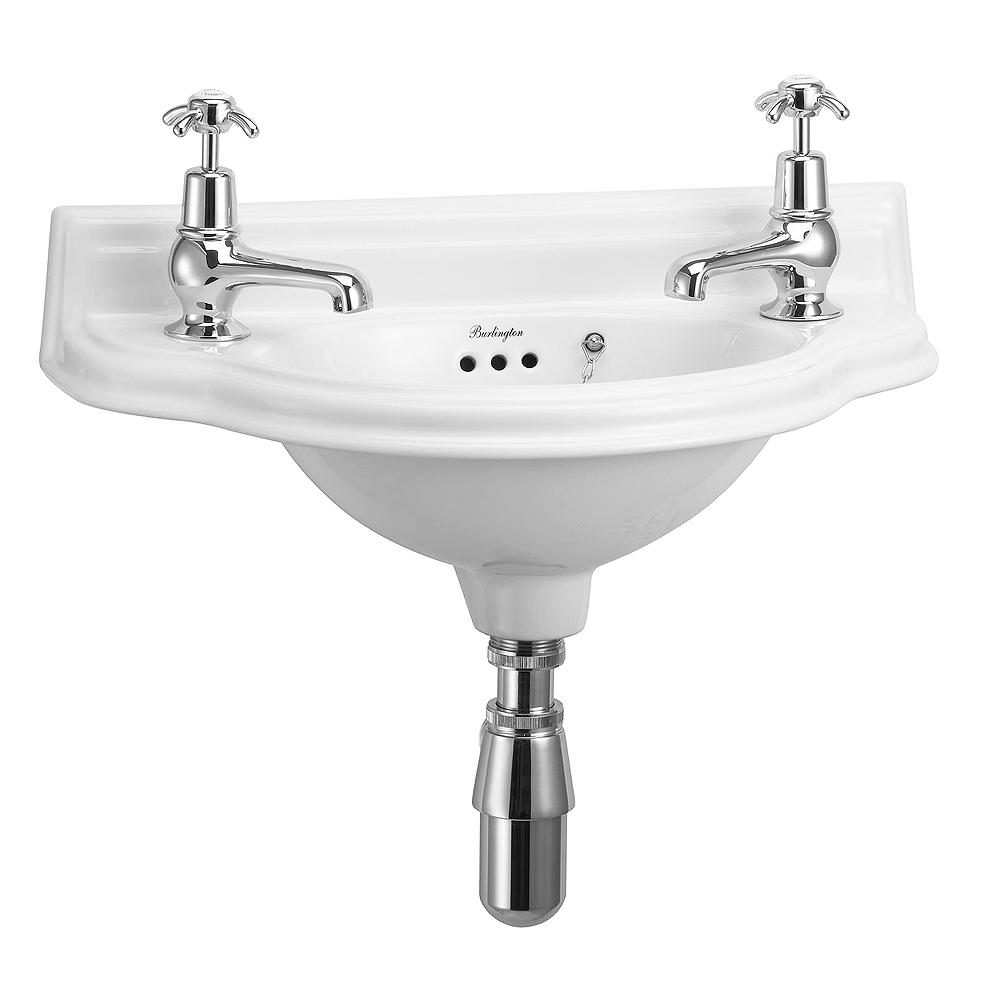 Edwardian 51cm Cloakroom Basin 2TH