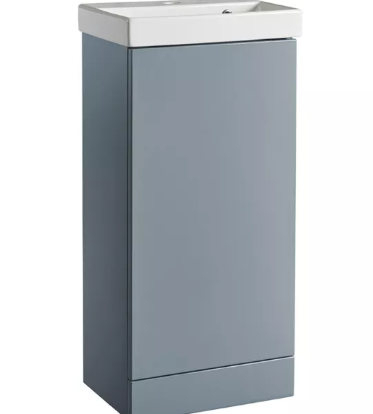 CADENCE 400 FLOOR MOUNTED UNIT & BASIN GLOSS SPRUCE