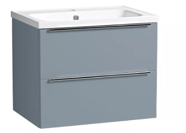 CADENCE 600 WALL MOUNTED UNIT & BASIN GLOSS SPRUCE