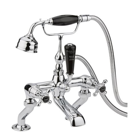 BAYT244 DECK MOUNTED BATH SHOWER MIXER - CROSSHEAD
