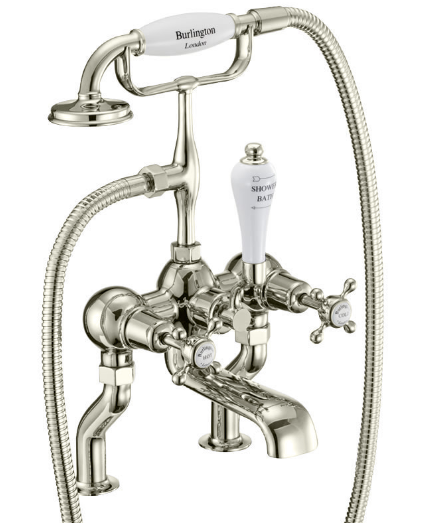 Claremont Bath Shower Mixer Deck Mounted