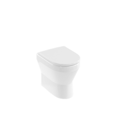 Curve2 rimless back to wall WC including soft close seat