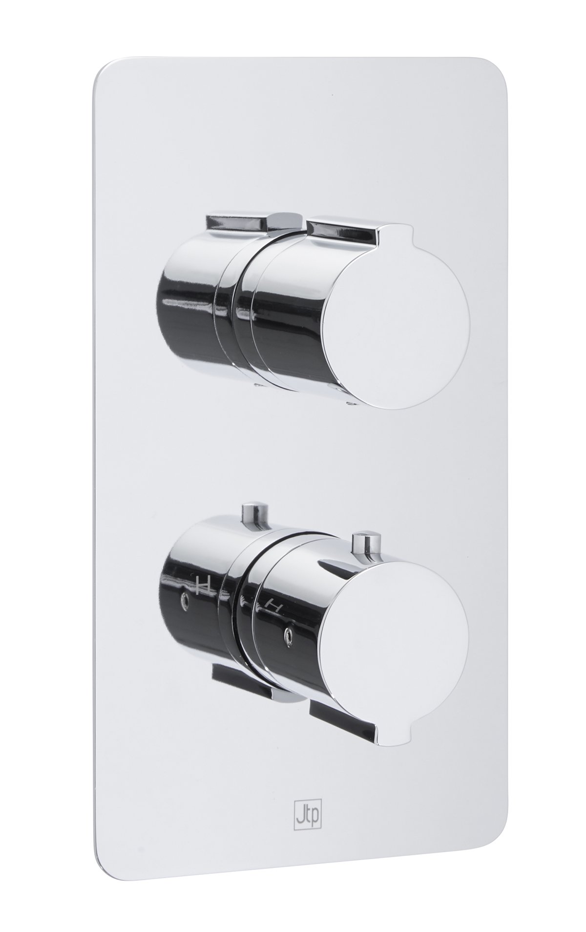 JTP - Curve Thermostatic Concealed 2 Outlet Shower Valve MP 0.5
