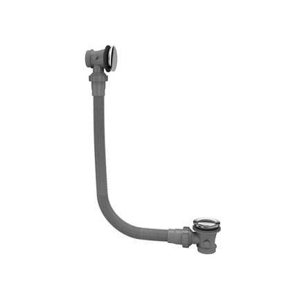 Click-clack bath waste including overflow