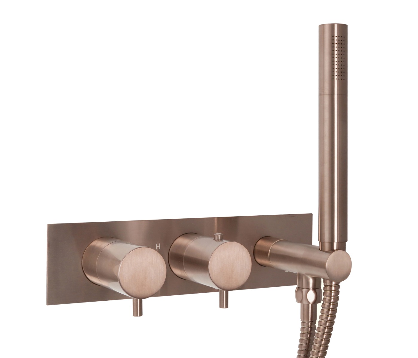 VOS Thermostatic Concealed 2 Outlet Shower Valve, Handset - JTP