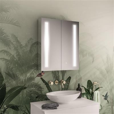 Castellano 600x700mm 2 door LED mirror