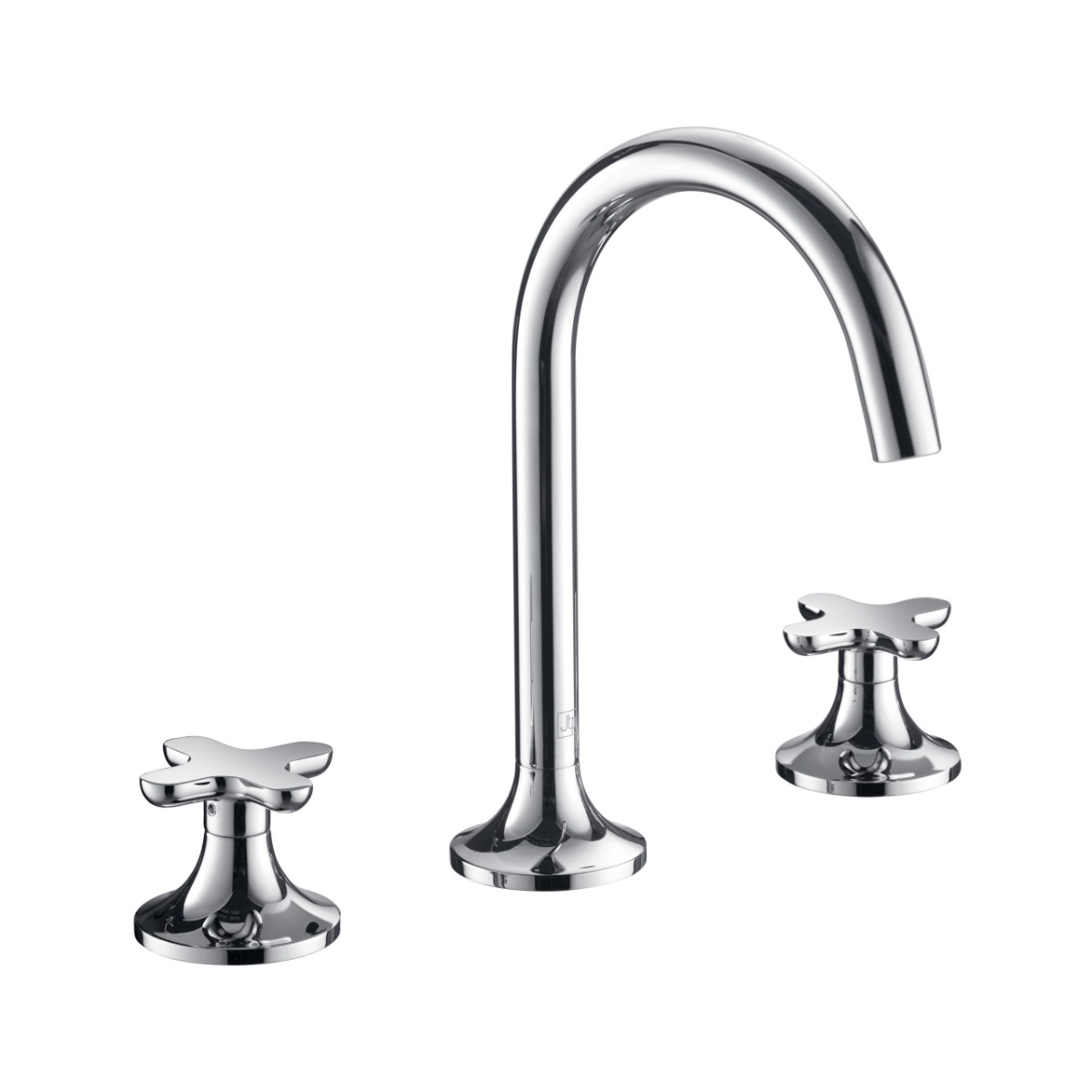 3 hole deck mounted basin mixer (both handles included)