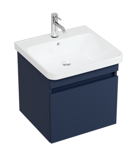 Dalston 500mm Unit with Dalston 500mm Basin-Matt Blue