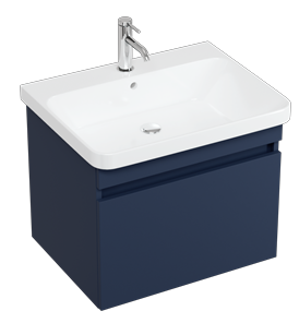 Dalston 600mm Unit with Dalston 600mm Basin-Matt Blue