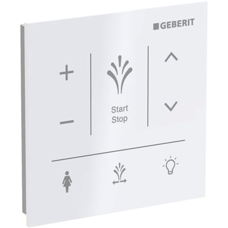 Wall-mounted control panel for Geberit AquaClean Sela