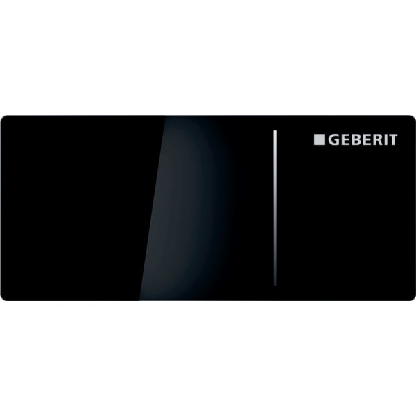Geberit remote flush actuation type 70 for dual flush-black / glass