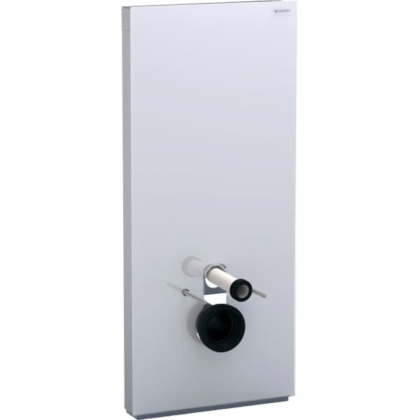 Geberit Monolith Plus sanitary module for wall-hung WC, 114 cm, front cladding made of glass