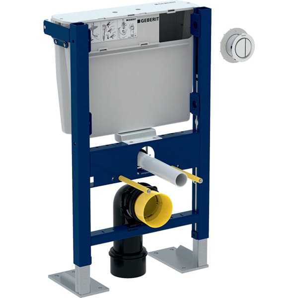 Geberit Duofix Frame For Wall-Hung Toilet, 79cm, With Low-Height Furniture Cistern