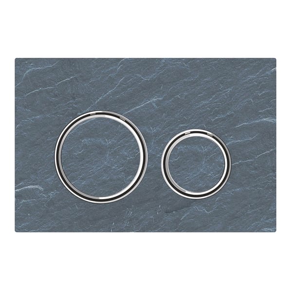 Geberit flush plate Sigma21 for dual flush-metal colour chrome-plated