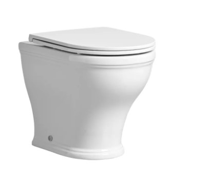 LANSDOWN BACK TO WALL WC PAN & SEAT