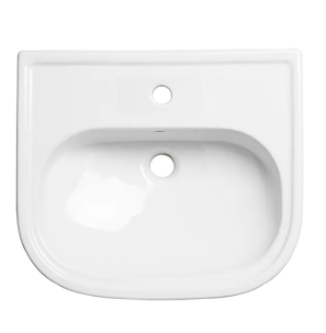 LANSDOWN SLIM DEPTH SEMI-COUNTERTOP BASIN 1 TAP HOLE