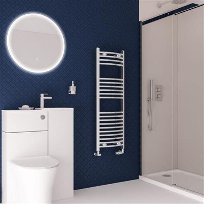 Wingrave Curved Multirail 1200 x 400 Chrome