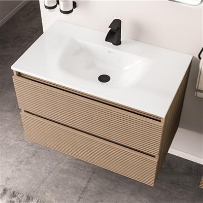 Universal 800x460mm Basin - White