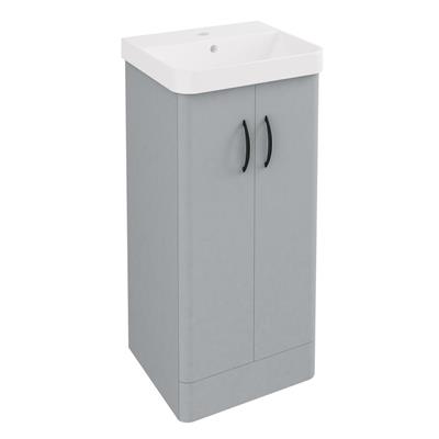 Cavone II 40CM 2 Door Basin Vanity Unit - Grey